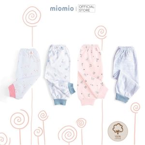 Alternative view of Quần Sơ Sinh Dài Rã Đáy Bo MIOMIO - Cho Bé Trai, Bé Gái (Từ 0-24 tháng), Vải Cotton